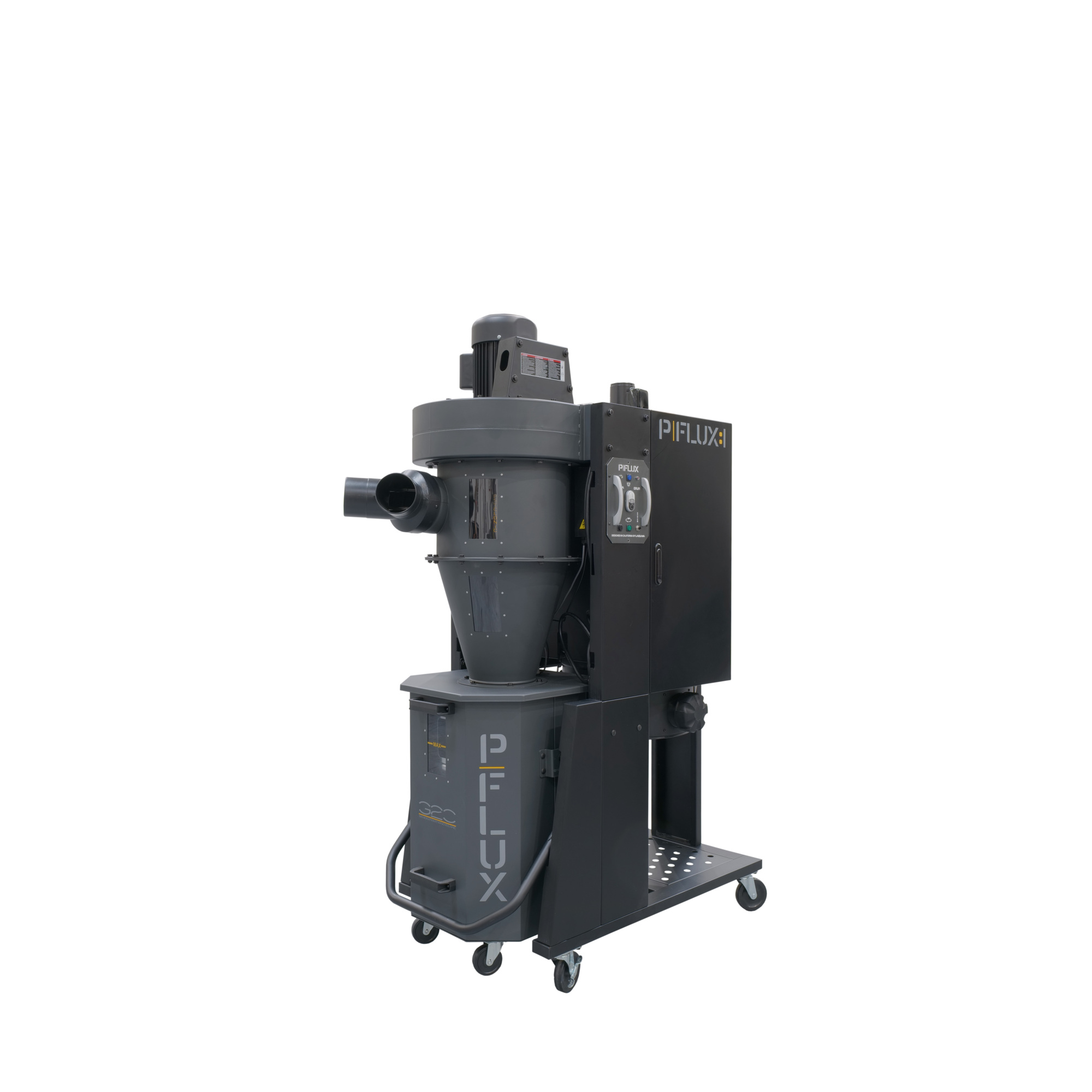Laguna Cyclone Dust Collector - 1.5 HP, 110V/220V, 25-Gallon Capacity, 1314 CFM, Auto-Cleaning, Model# P|FLUX: 1